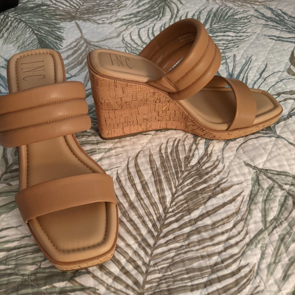 INC Wedge Sandals